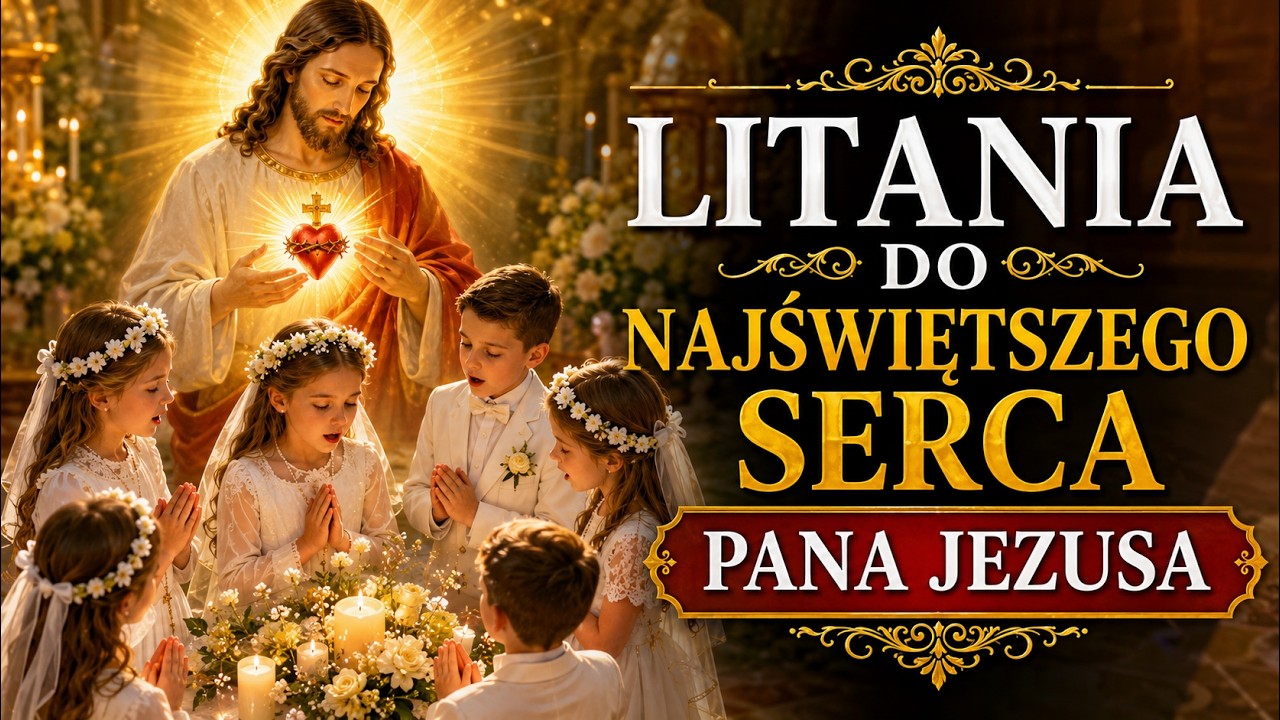Śpiewana Litania do Najświętszego Serca Pana Jezusa ❤️ Tradycyjna Melodia z TEKSTEM 2026
