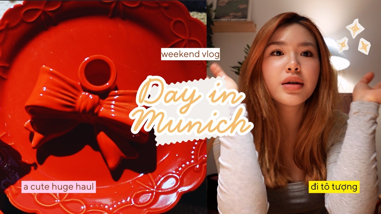 cuối tuần ở Munich vlog | đồ bếp xinh xắn haul