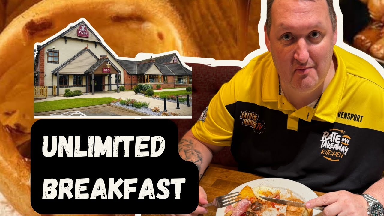 Я пробую ЙОРКШИРСКИЙ ПУДИНГ на ЗАВТРАК в TOBY CARVERY