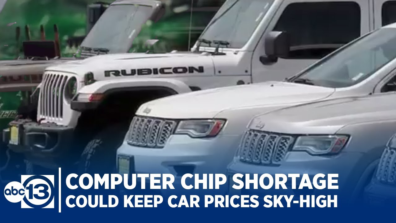 Computer chip shortage could keep car prices sky-high until 2023