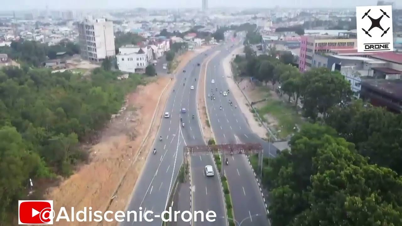 Terbang diatas trowongan pelita dan sekitarnya #reels #vidiodrone #kotabatam