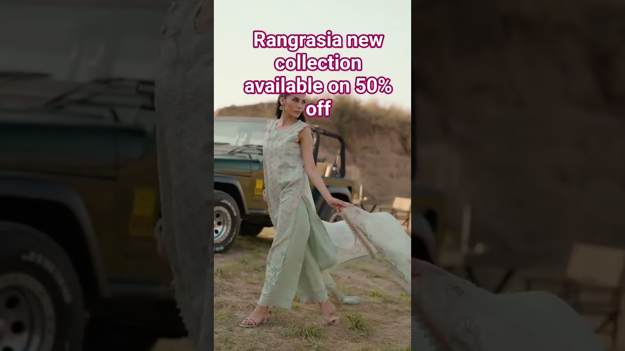 Rangrasia 100% original available on 50% off whattsapp for order #rangrasia #newcollection #lawn