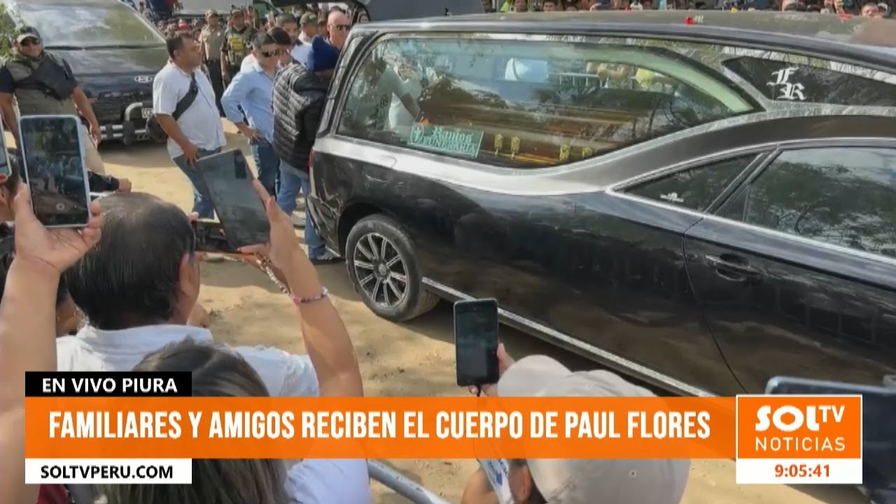 Piura: familiares y amigos reciben el cuerpo del Ruso, excantante de Armonía 10