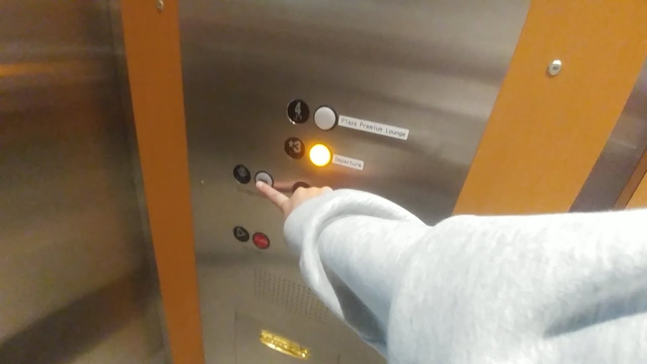 Fujitec Hydraulic Elevator 169 at Vancouver YVR Airport (Plaza Premium Lounge) in Richmond BC