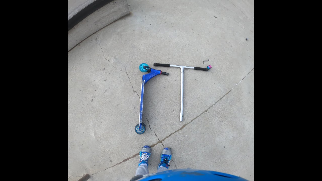 Snapped my pro scooter bars!