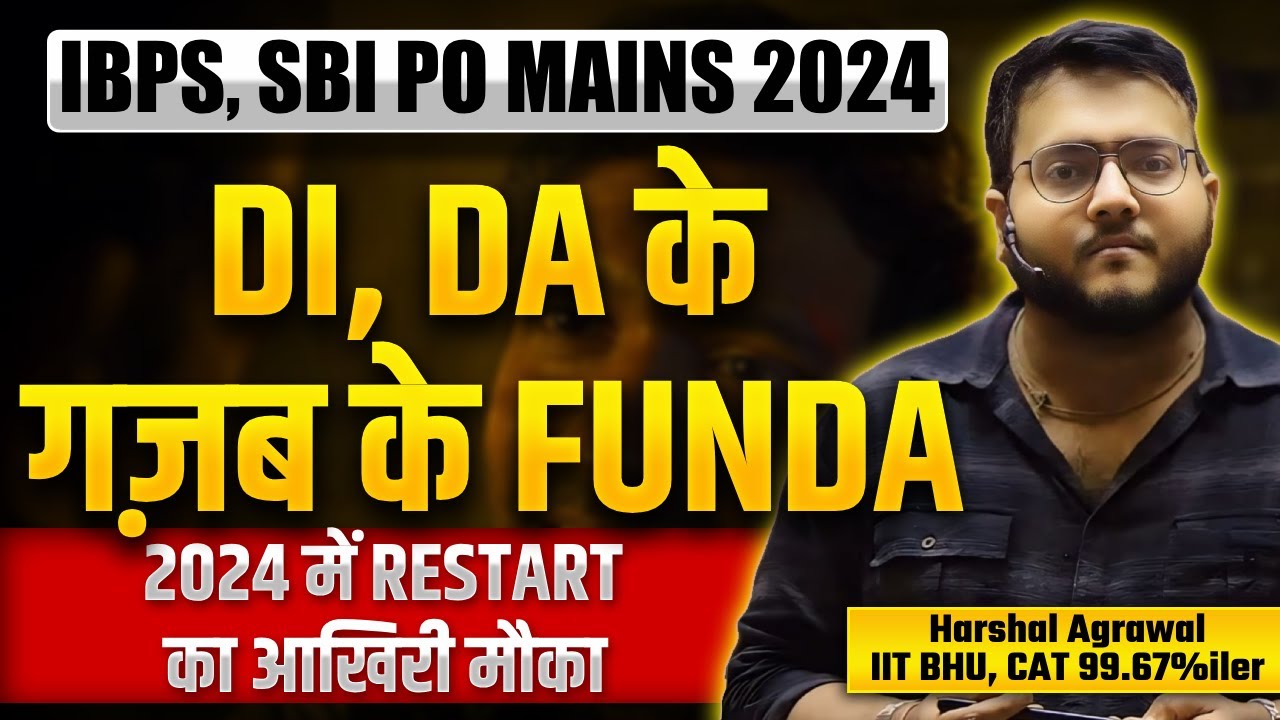 🏹 ⏳ IBPS PO Mains 2024 Quant | Data Analysis, DI के ग़ज़ब के Funda | IBPS PO Mains DI | Harshal Sir