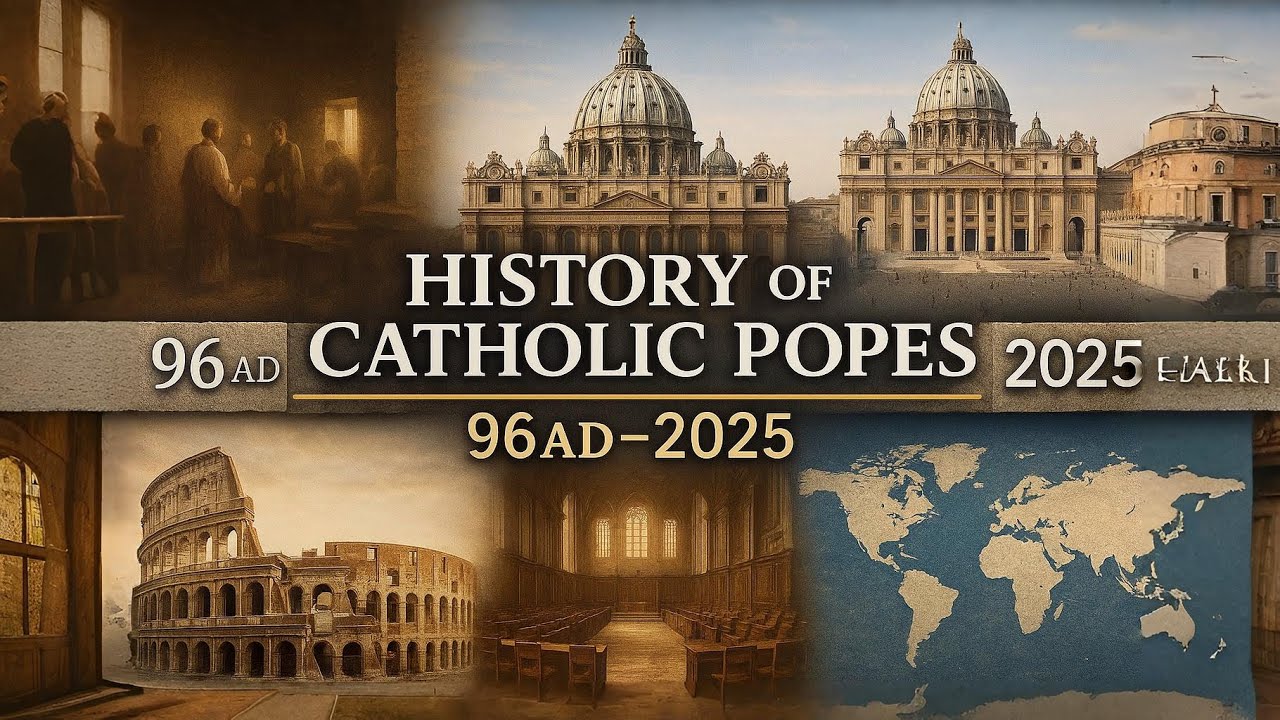 History of the Catholic Popes (96 AD&ndash; DATE) | Catholic Papacy Documentary