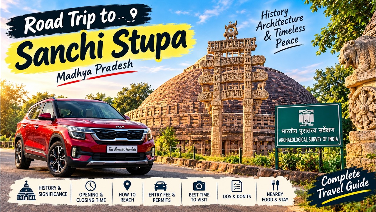 Visited the oldest Buddhist monument build by Ashoka in 3rd century BC || EP - II || MP road trip