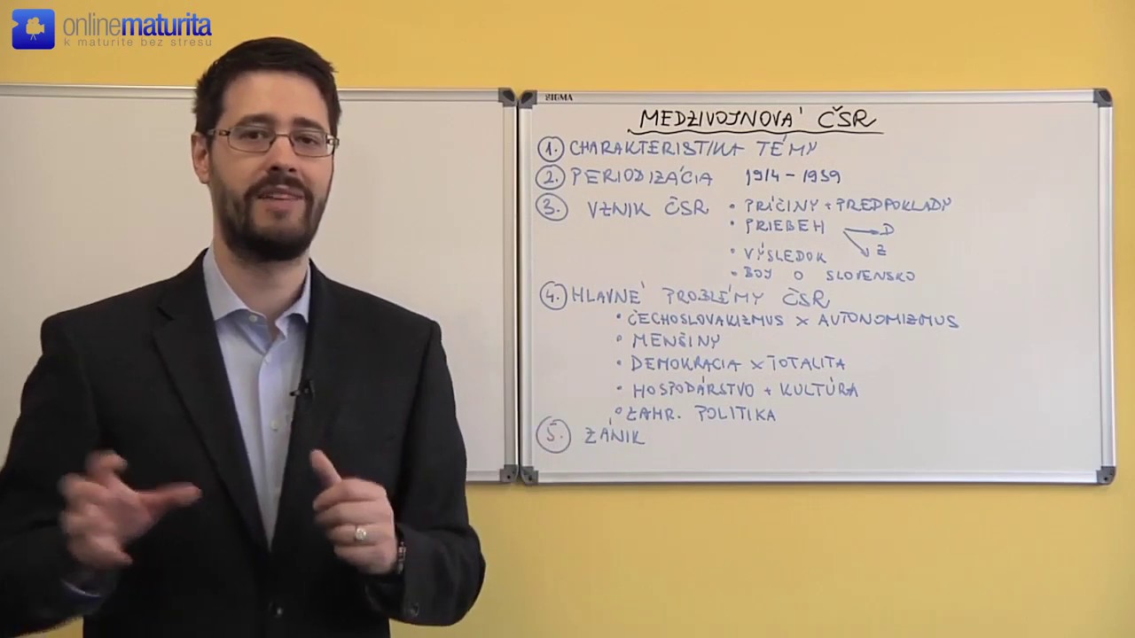 Dejepis 28. Medzivojnová ČSR