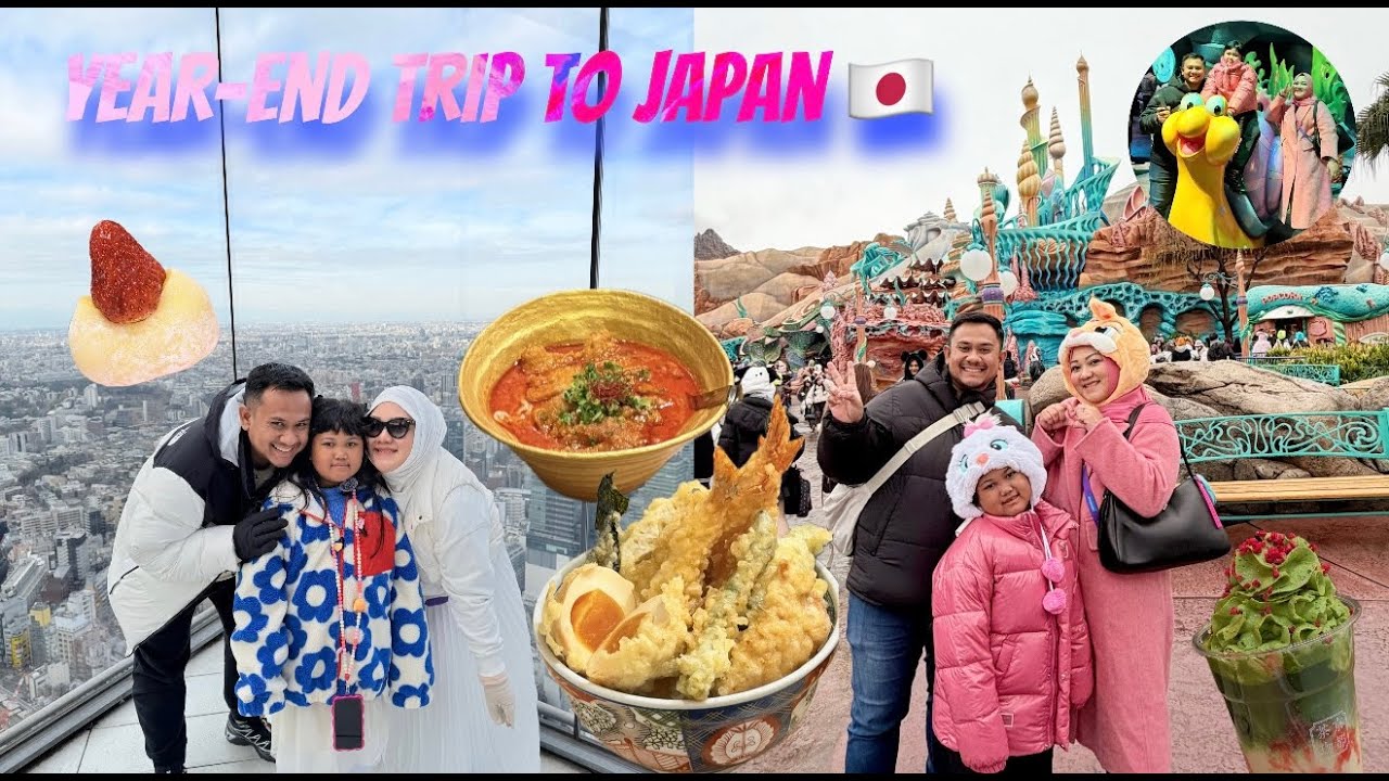 Liburan Akhir Tahun ke Jepang bareng Shabiya 🇯🇵❄️ | Tokyo & DisneySea (Part 1)