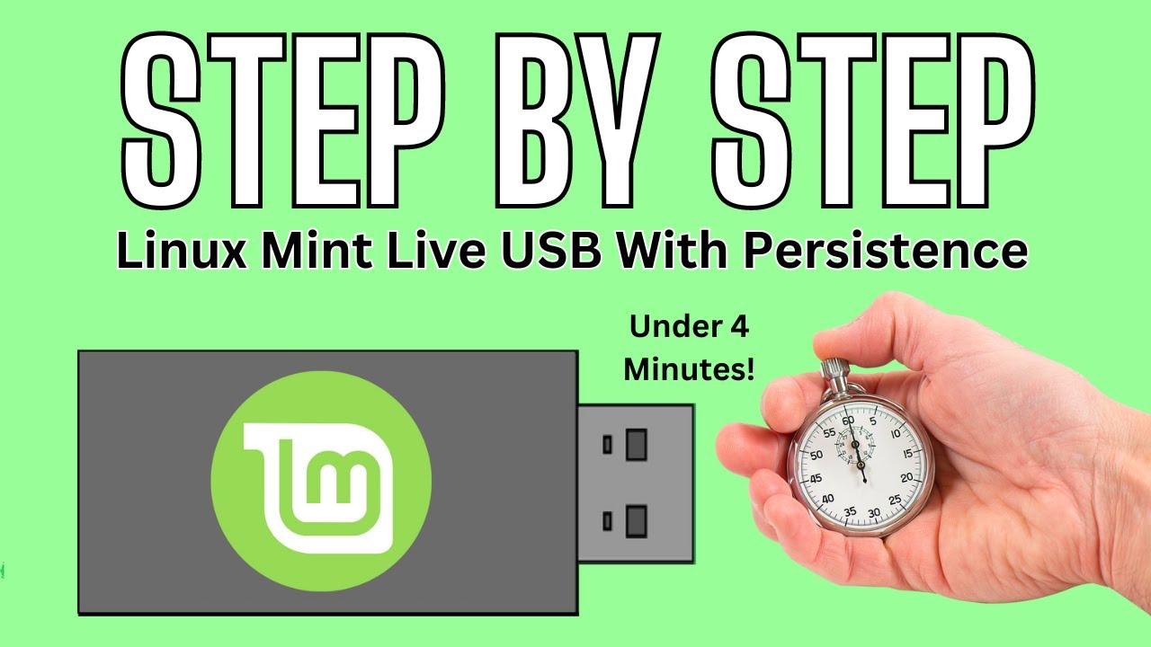 Создайте постоянный USB-накопитель Linux Mint 21.2 менее чем за 4 минуты! | Пошаговое руководство 🚀