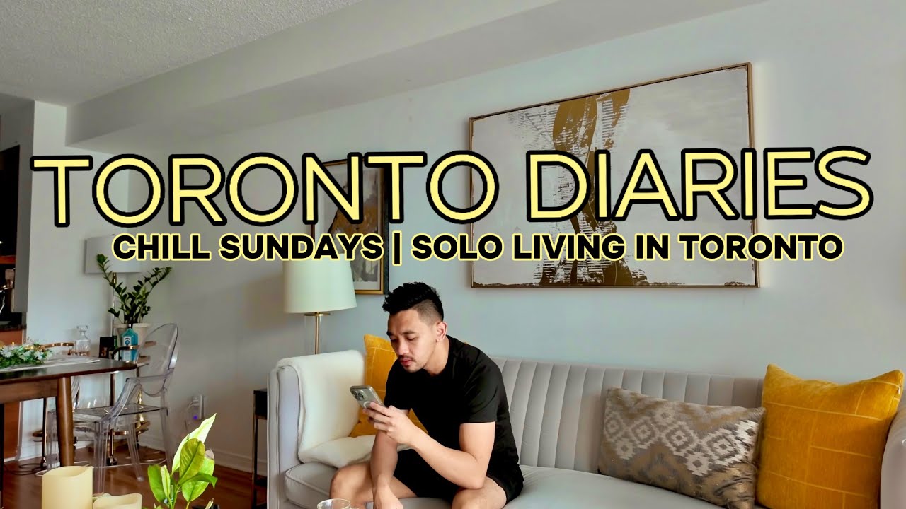A REALISTIC, Chill, & Productive Sunday | Solo Living in Toronto | Lifestyle (Silent) Vlog