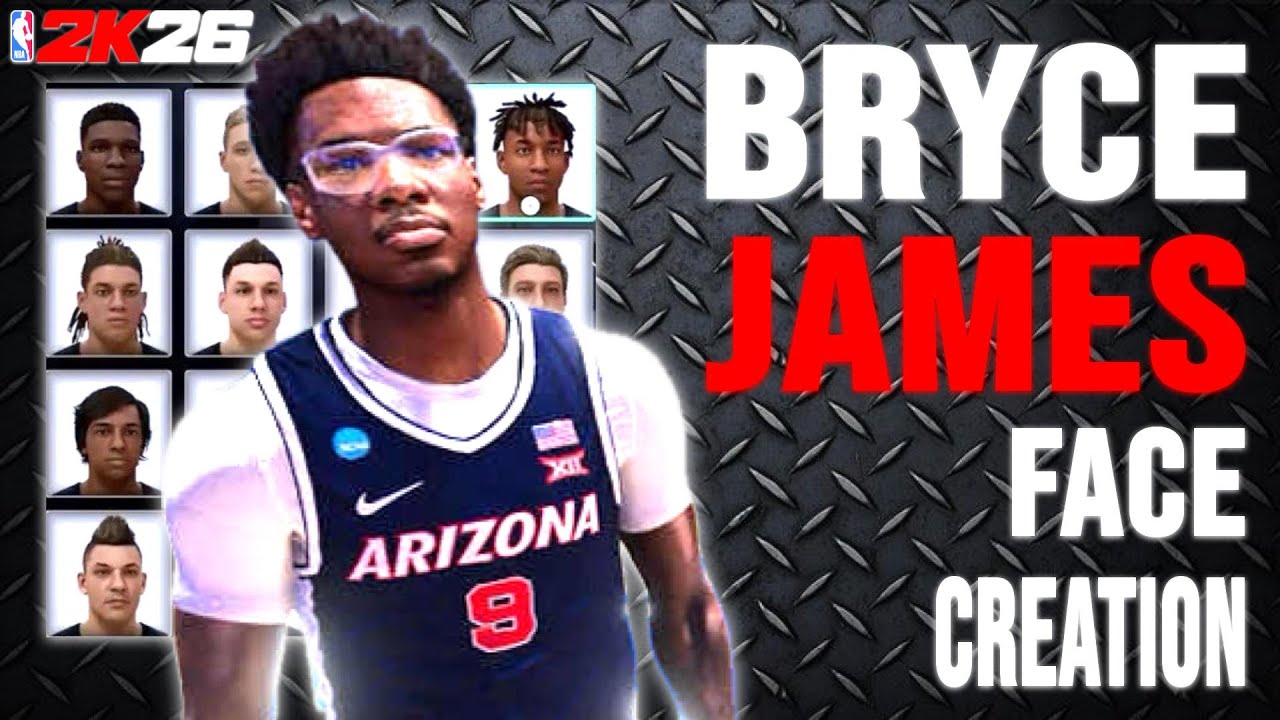 The BEST Bryce James Face Creation In NBA 2K26!