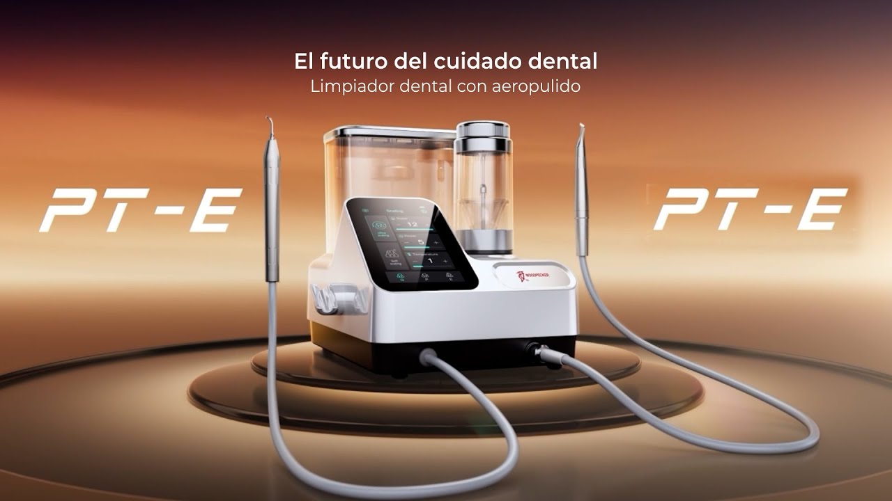 Aeropulidor dental Woodpecker PT-E | La nueva generación en profilaxis dental.