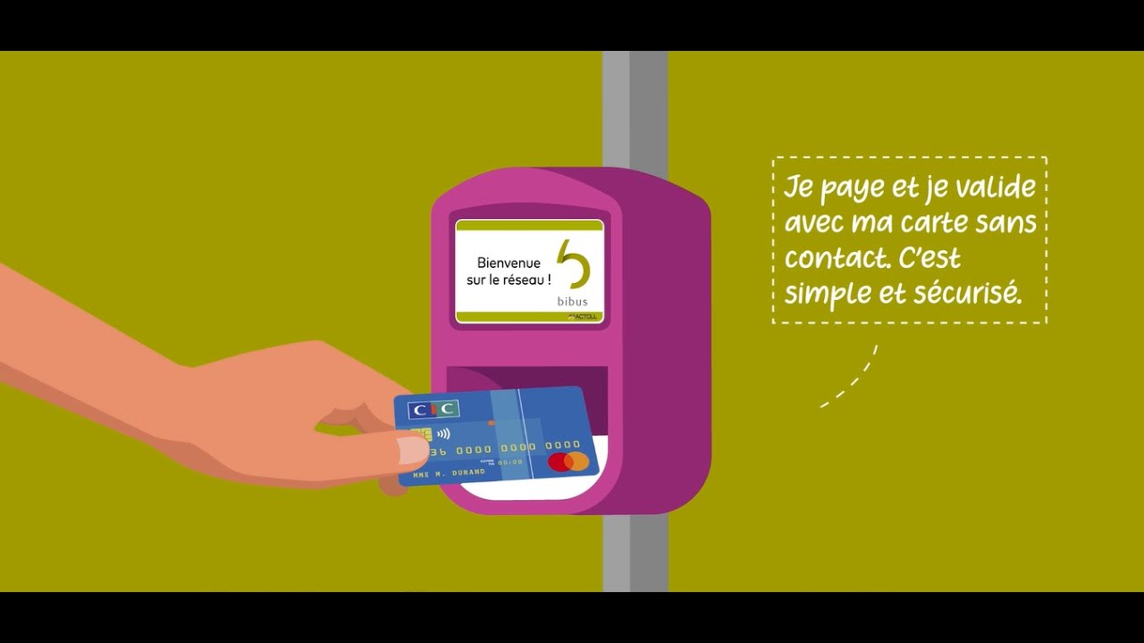 Achetez vos titres Bibus en paiement sans contact !