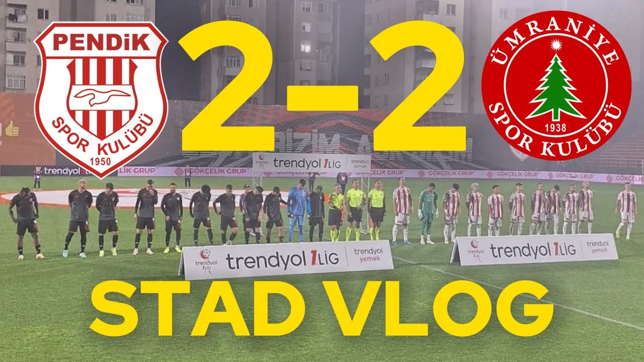 PENDİKSPOR 2-2 ÜMRANİYESPOR / 22.11.2024 / TRİBÜN HİKAYESİ / MAÇ VLOG #pendikspor #ümraniyespor 