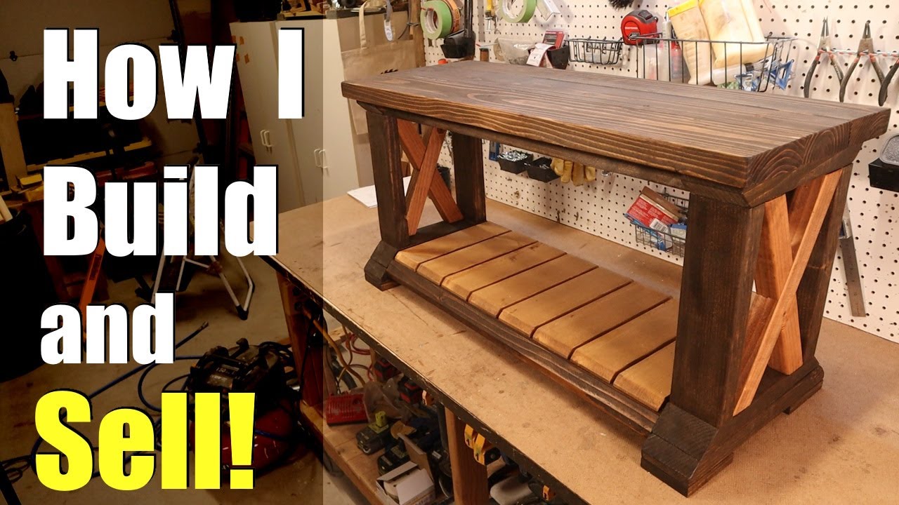 A Typical Day of Woodworking ~ Plus Tips on Selling on Facebook Marketplace   #woodworking