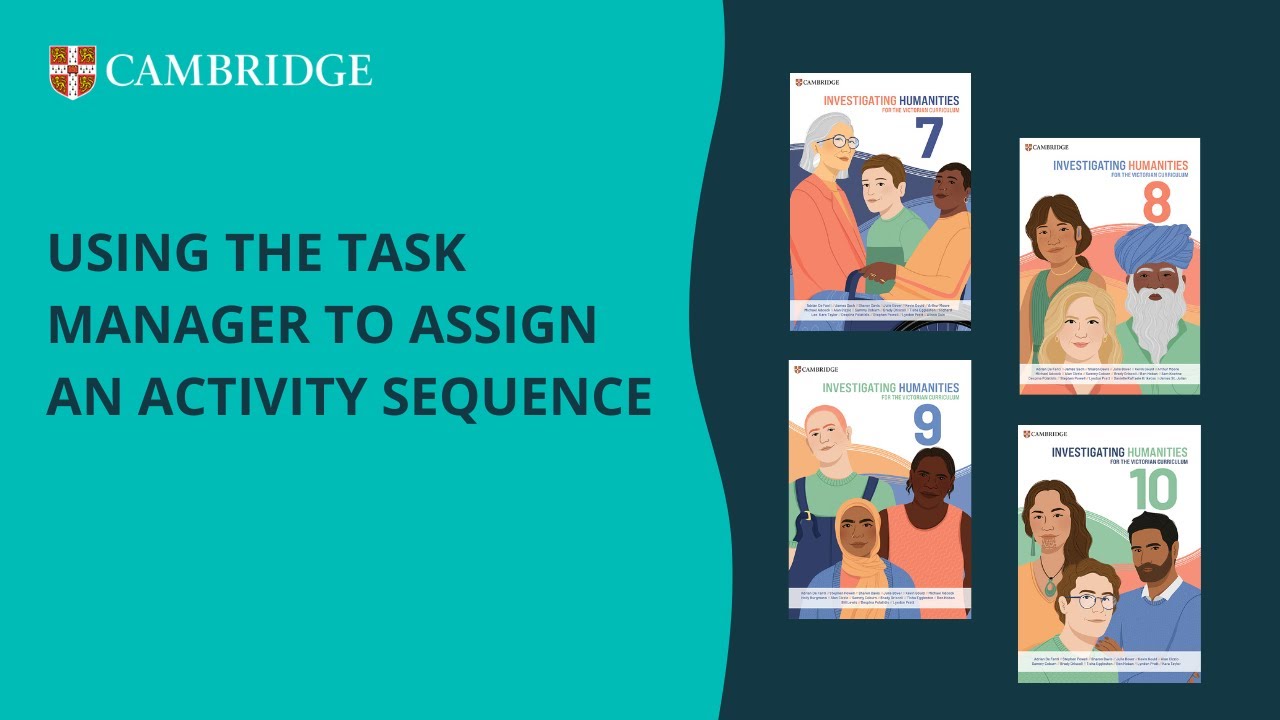 Using the Task Manager in Investigating Humanities for the Victorian Curriculum