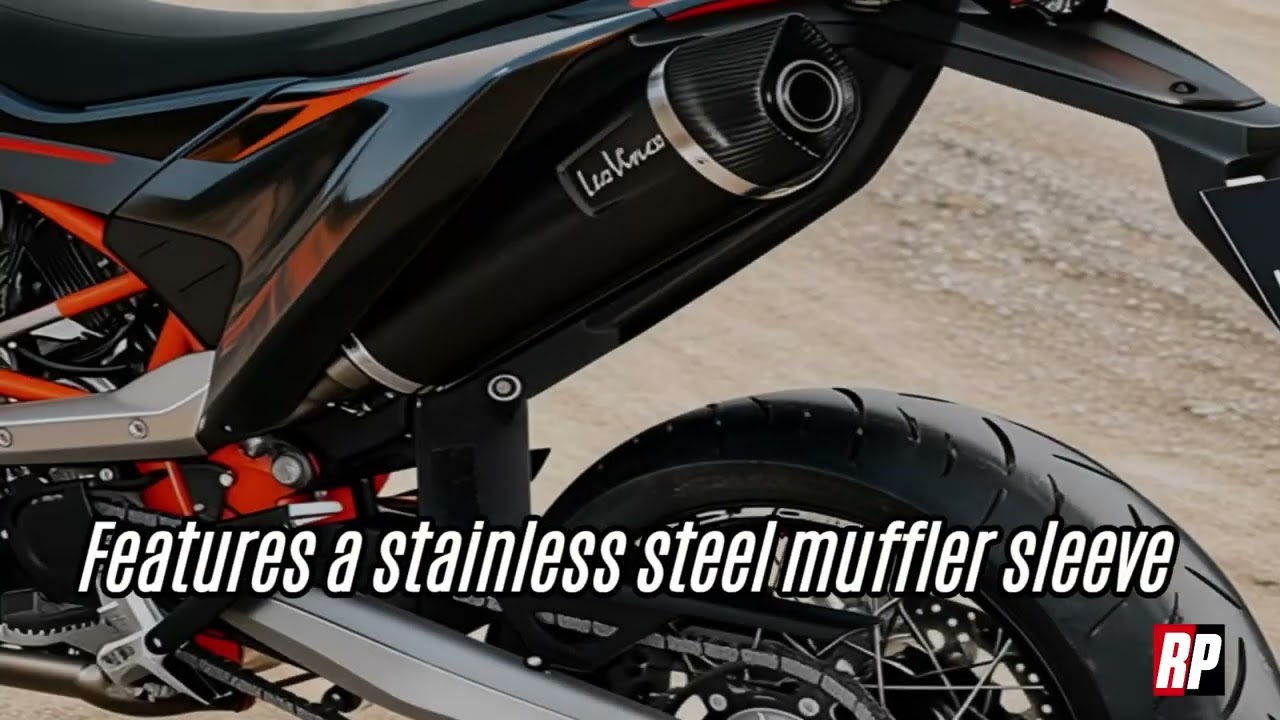 Leovince Nero Exhaust System - Black Stainless - Ktm 690 14073U