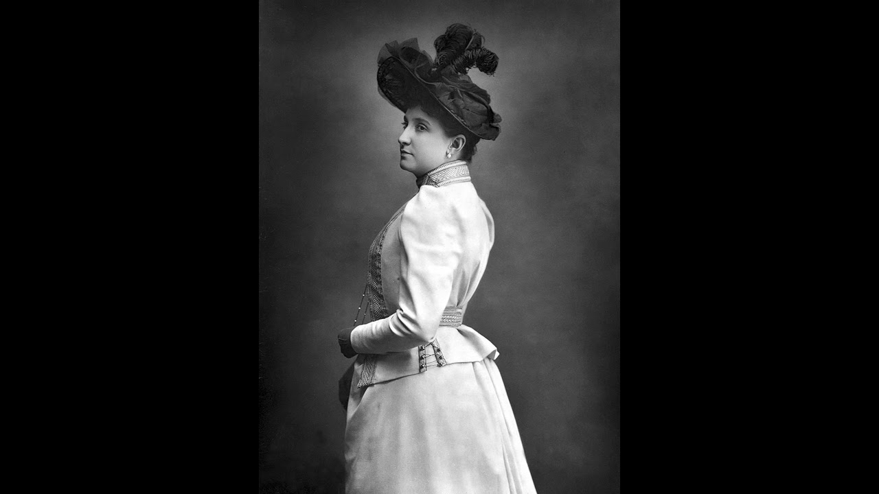 Nellie Melba (soprano) - Vainement, ma bien aimee (Aubade) ('Le Roi d'Ys' - Lalo) (1906)