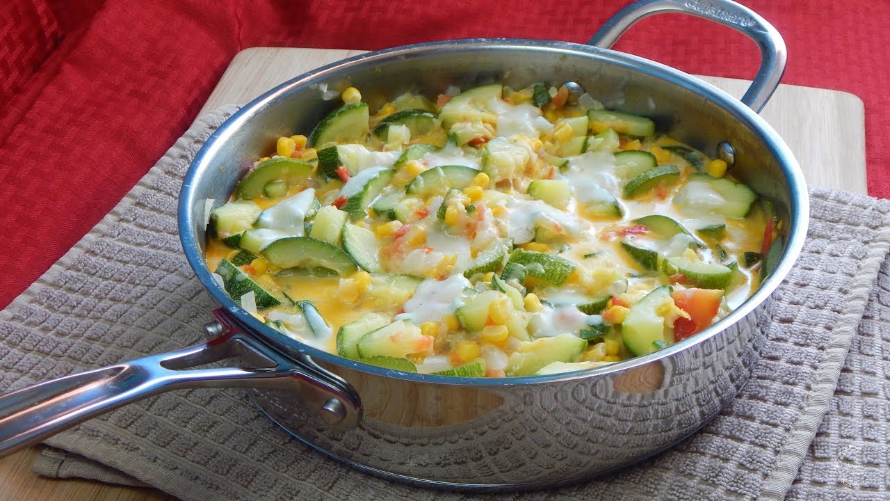 Calabacitas con Queso | Zucchini with Cheese Dish Recipe | The Sweetest Journey