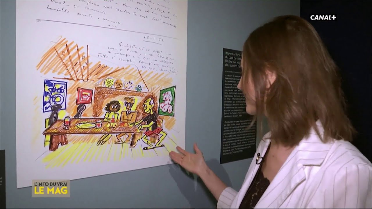La rencontre rêvée entre Fellini et Picasso - L'Info du Vrai du 06/05 - CANAL+