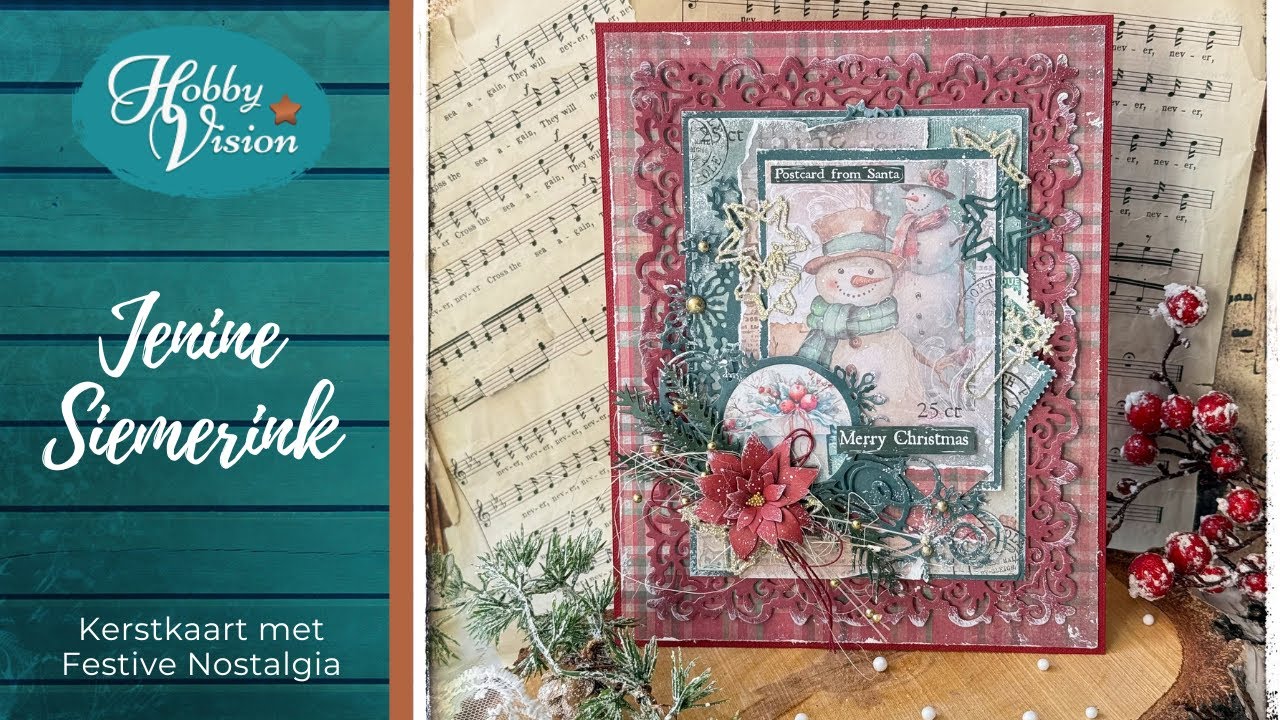 FBLive - 10-07-2025 - Kerstkaart met JMA Festive Nostalgia collectie