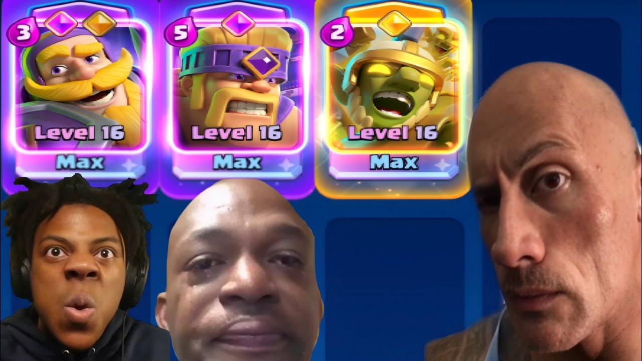 Golden Deck be like.... #clashroyale #gaming #shorts 