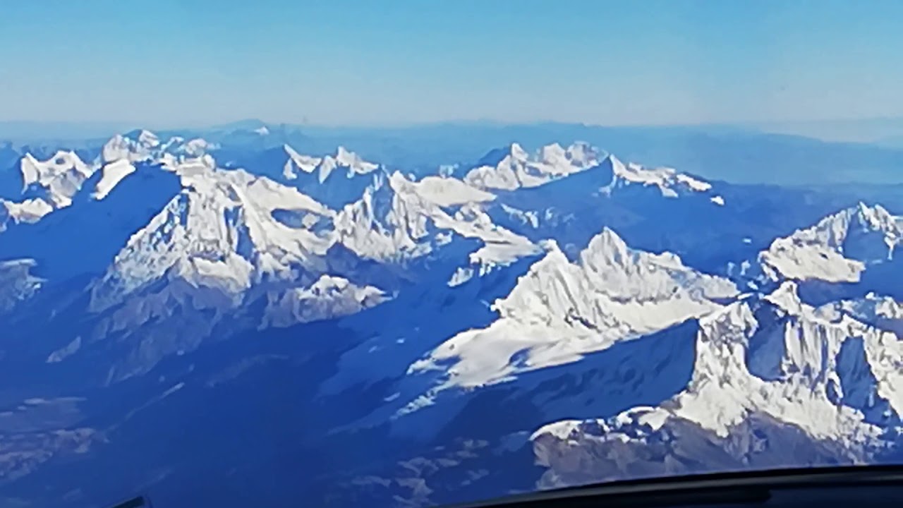 Cordillera blanca, Per&uacute;, Vista aerea