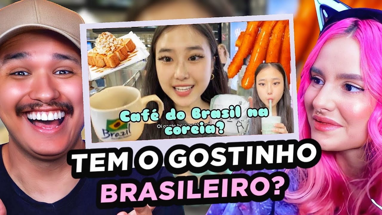 Ela visitou um CAFÉ BRASILEIRO na COREIA? | React Priscila Ju