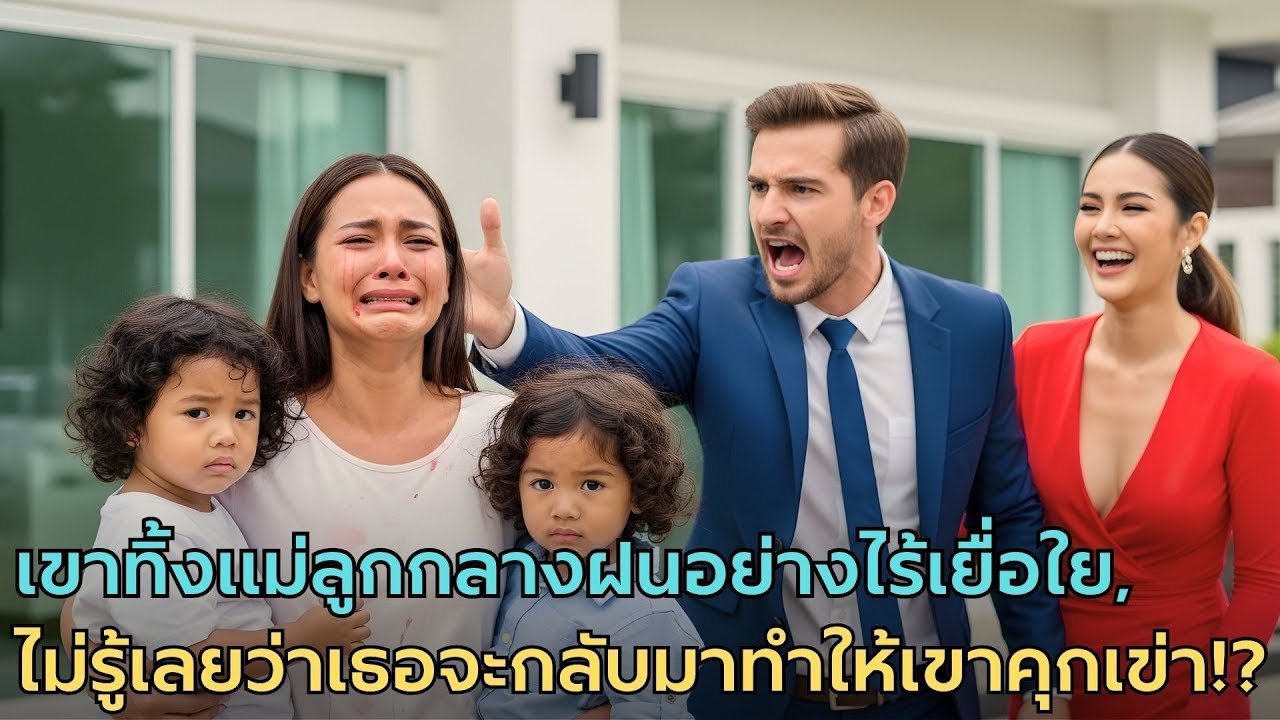 🔥 ไล่ภรรยาและลูกแฝดกลางฝน — เขาไม่รู้ว่าเธอคือเจ้าของอาณาจักร 200 ล้านดอลลาร์! | เรื่องเล่าเข้มข้น