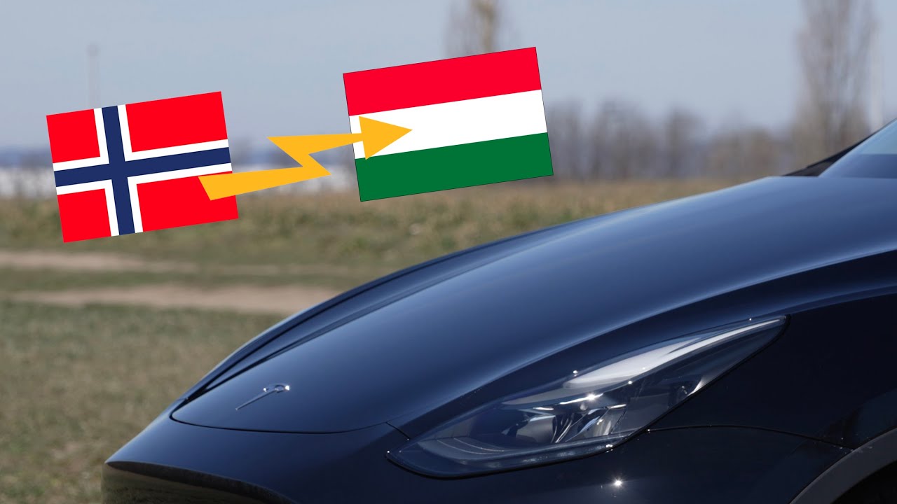 Norvégiából Magyarországra elektromos autóval (Tesla Model Y Performance)?