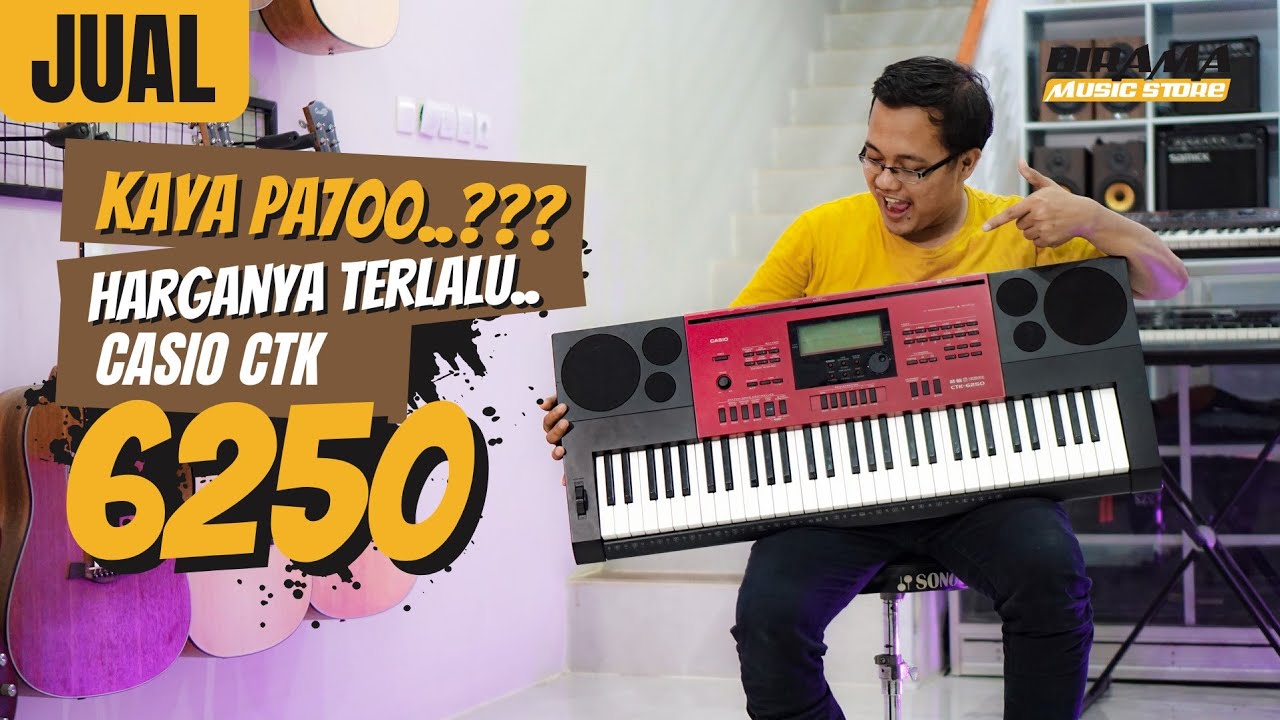 MURAH..!! CASIO CTK6250 | Fiturnya kebangetan, sudah sd card