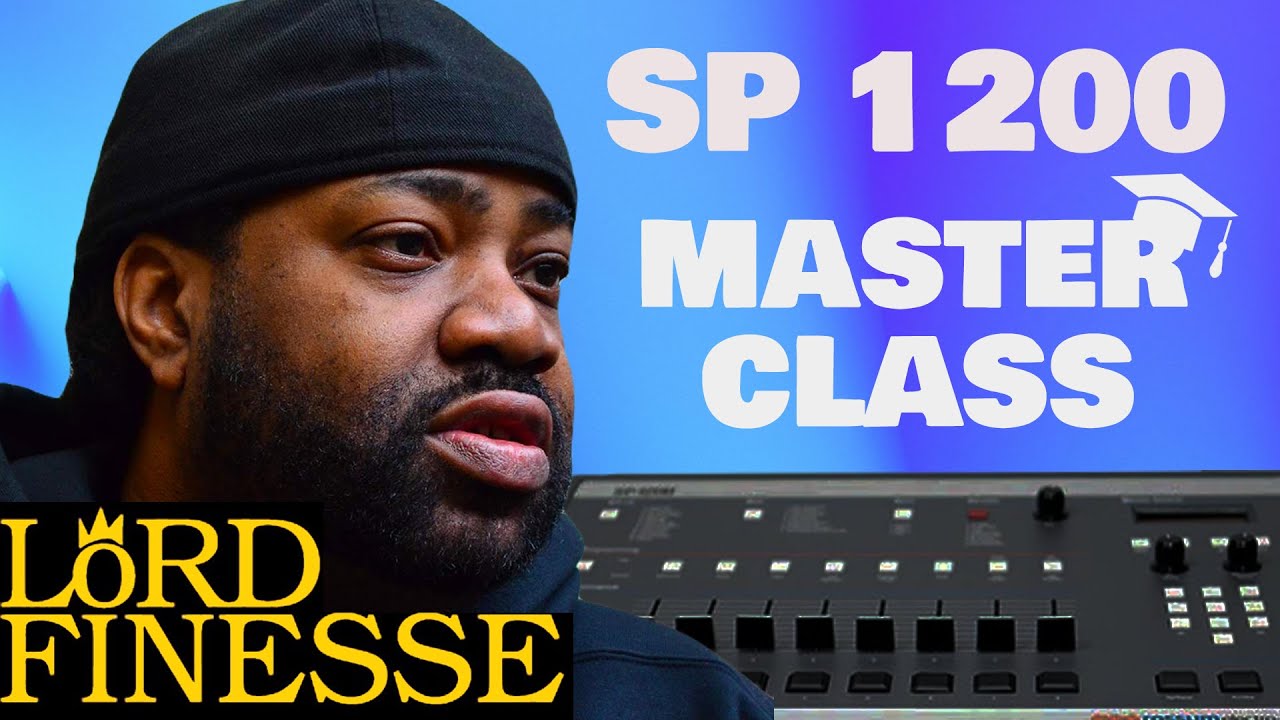 Lord Finesse making a beat on the SP 1200 | Tutorial