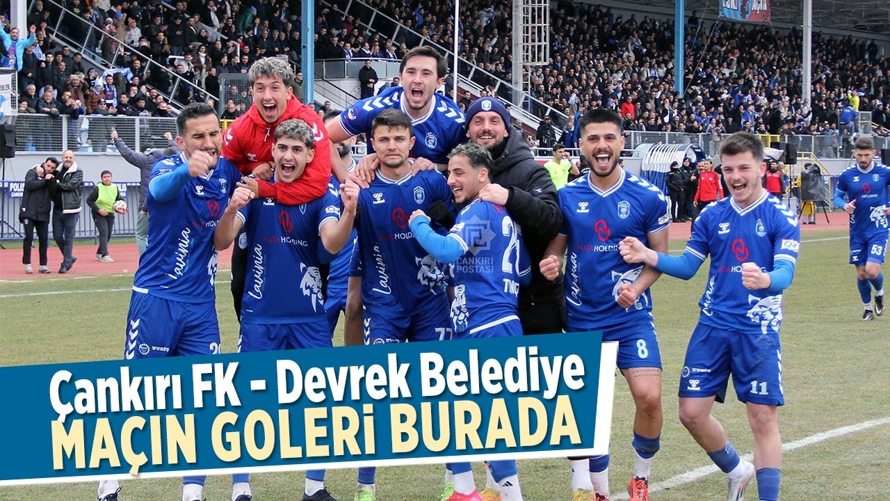 Çankırı FK - Devrek Belediyespor | Maçın Golleri Burada