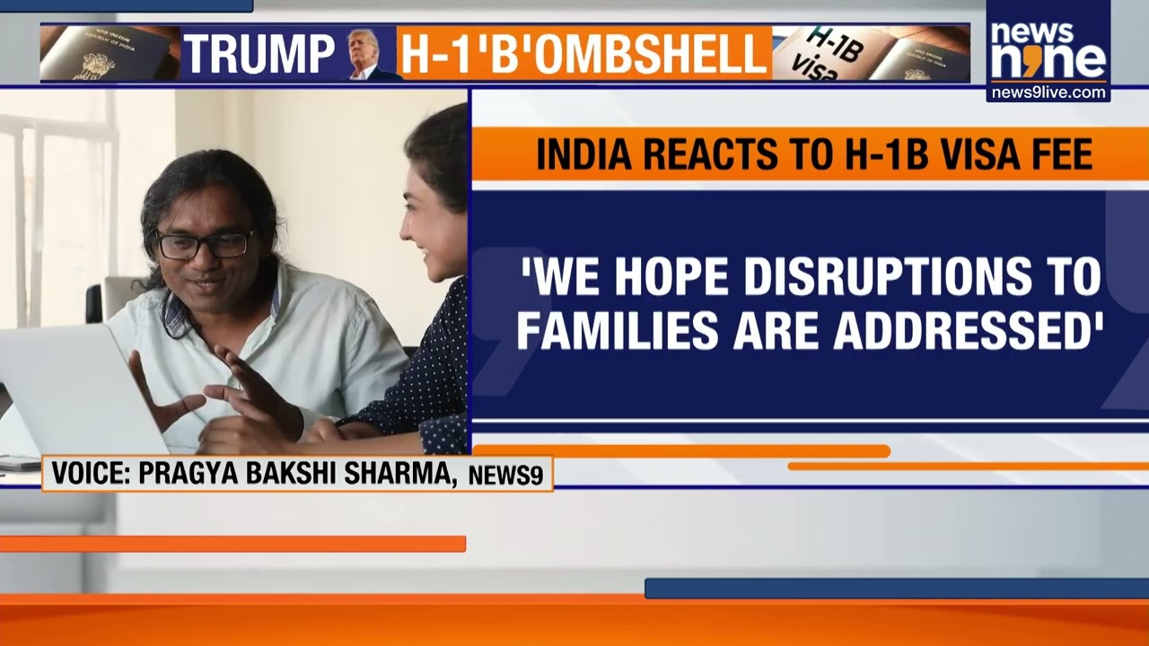 India Responds to U.S. $100,000 H-1B Visa Fee Proposal | News9