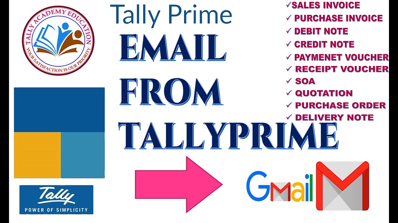 HOW TO SEND EMAIL FROM TALLY PRIME TAMIL | TALLY PRIME TO EMAIL INVOICE WITH GMAIL SETTINGS TAMIL