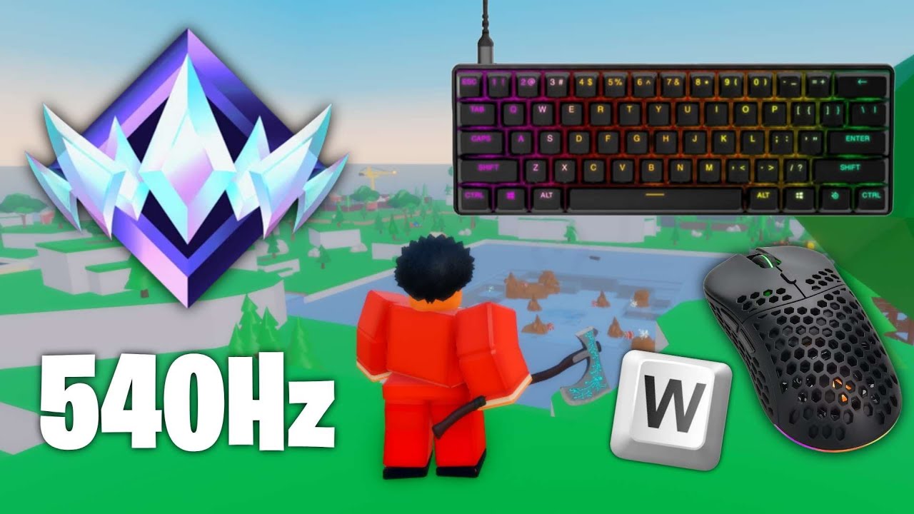 Fortblox Satisfying Keyboard ASMR 😴 Solo Unreal INTENSE W-Key Ranked Gameplay 🏆 360 FPS 4K
