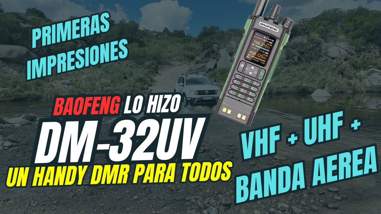 Baofeng DM-32UV review 🛠️ | ¿Vale la pena este DMR chino para offroad y radioafición?