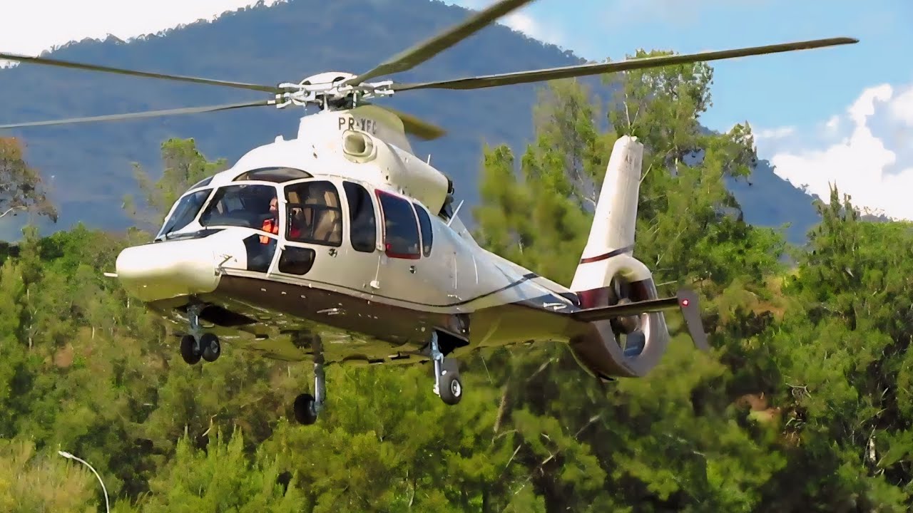 Helicóptero do cantor Gustavo Lima - Eurocopter EC155 B1 - STARTUP & TAKEOFF - (PR-XFC)