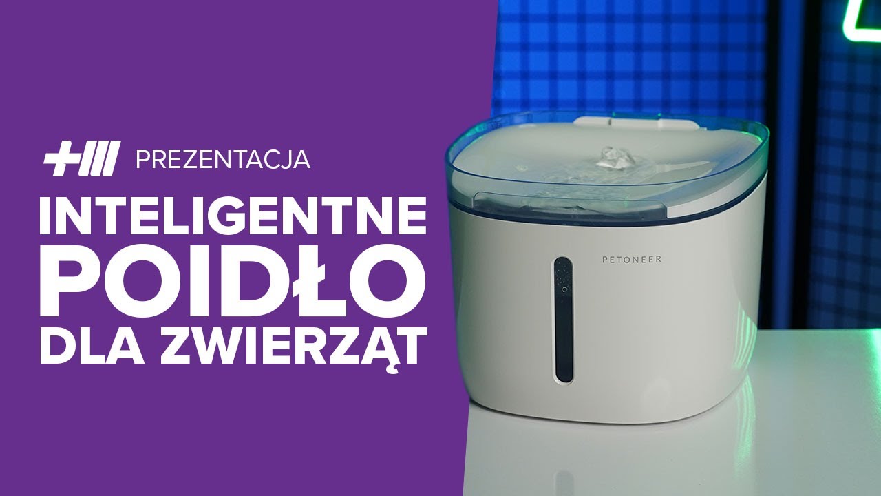 Inteligentne poidło dla zwierząt Petoneer Fresco Mini Plus Fountain