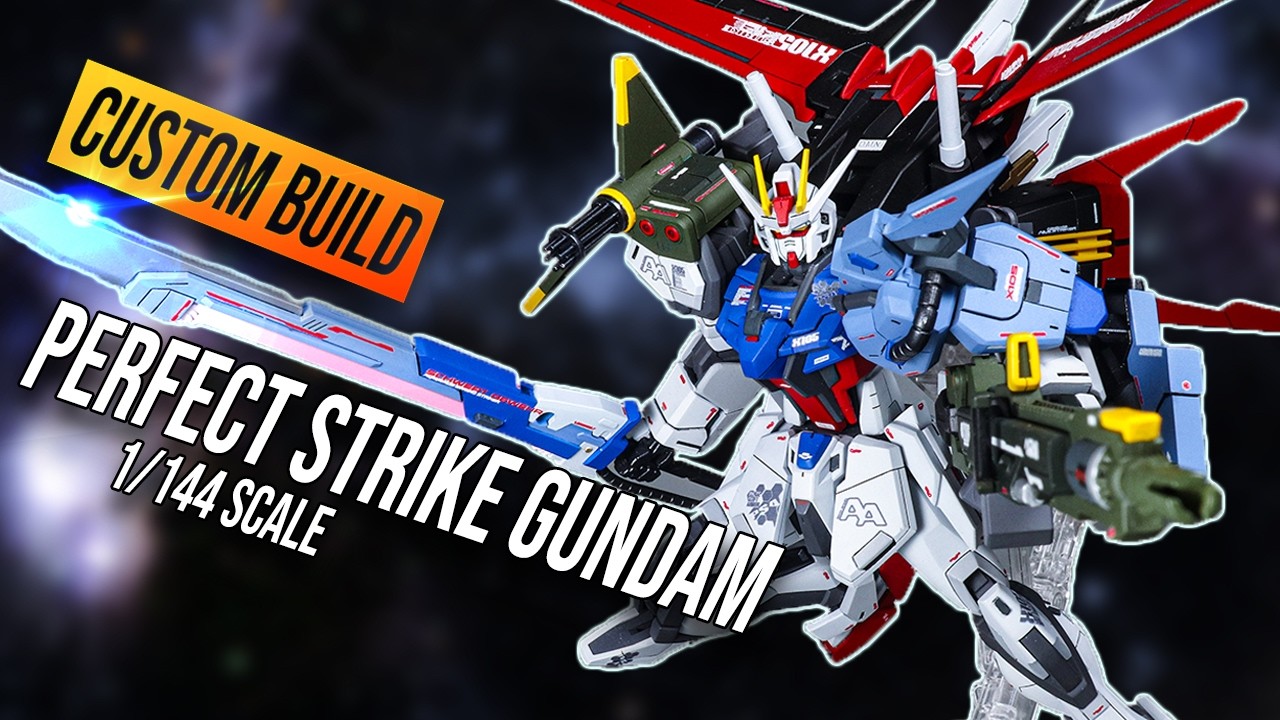 I build the PERFECT Strike Gundam | Full Custom Gunpla Build | Entry Grade Perfect Strike Gundam