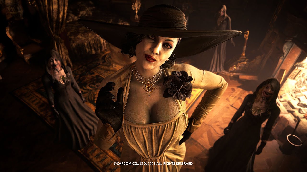 Resident Evil 8 Village - Todas as cenas da LADY DIMITRESCU - PT-BR
