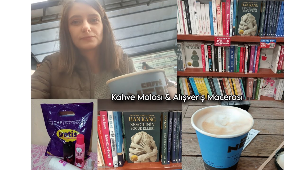 Kitap, kahve, Alışveriş | Günlük vlog 📚 ☕ 