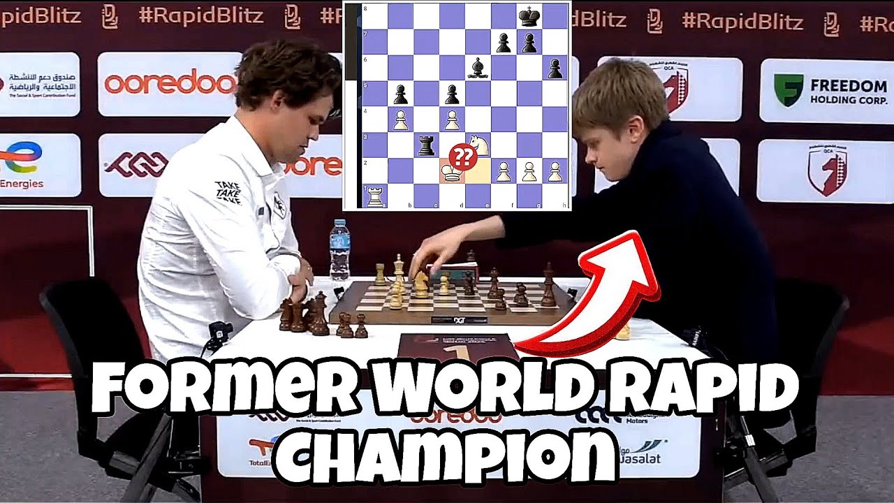 Big Blunder at the End | Magnus Carlsen vs Volodar Murzin | FIDE World Blitz 2025