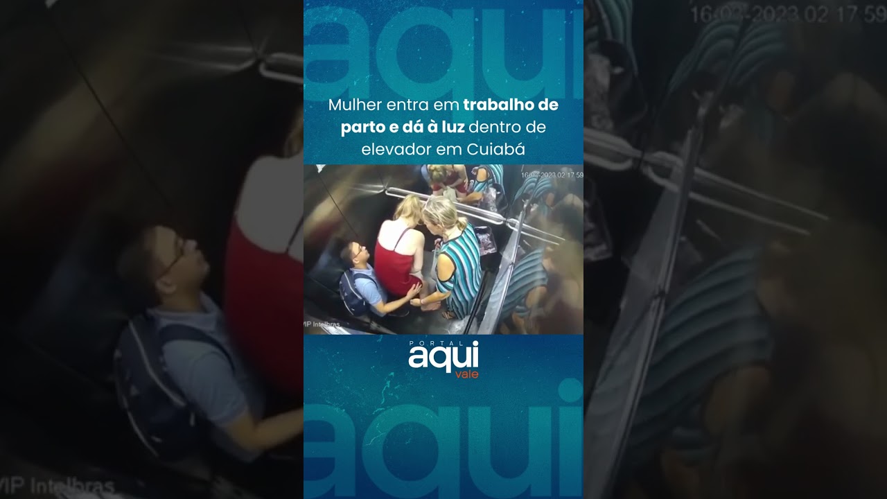 Mulher entra em trabalho de parto em elevador de Cuiabá