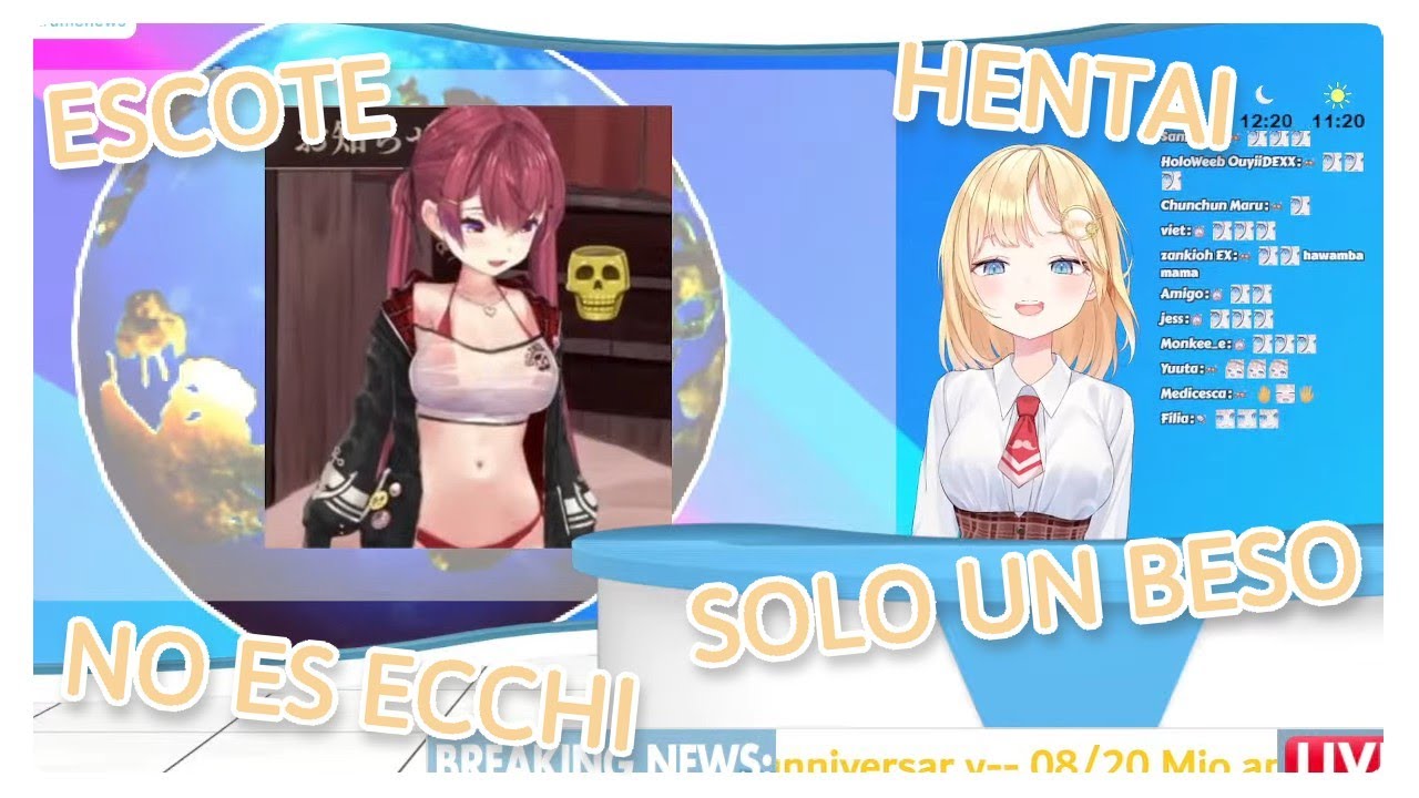 Ame quiere que todas en Hololive usen traje de baño y le pide un beso a Miko senpai [Sub Español]