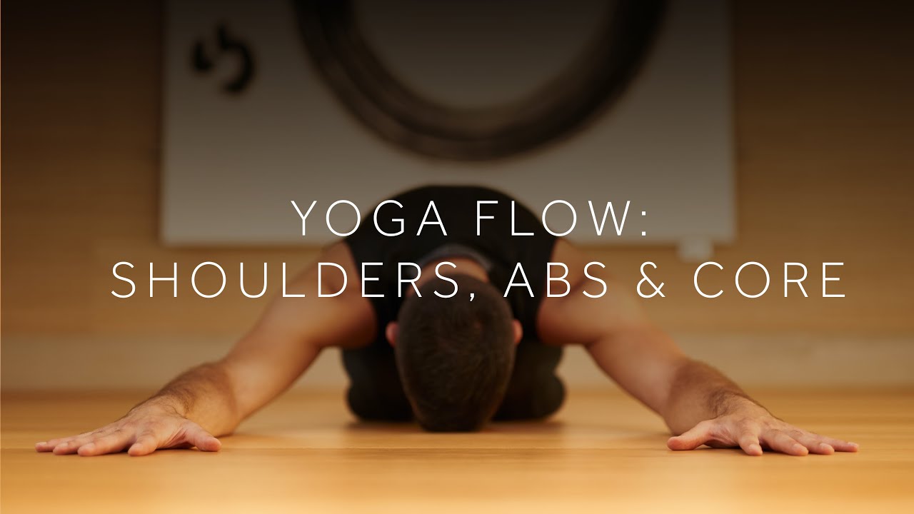 Recorded live class:  shoulders abs and core yoga flow