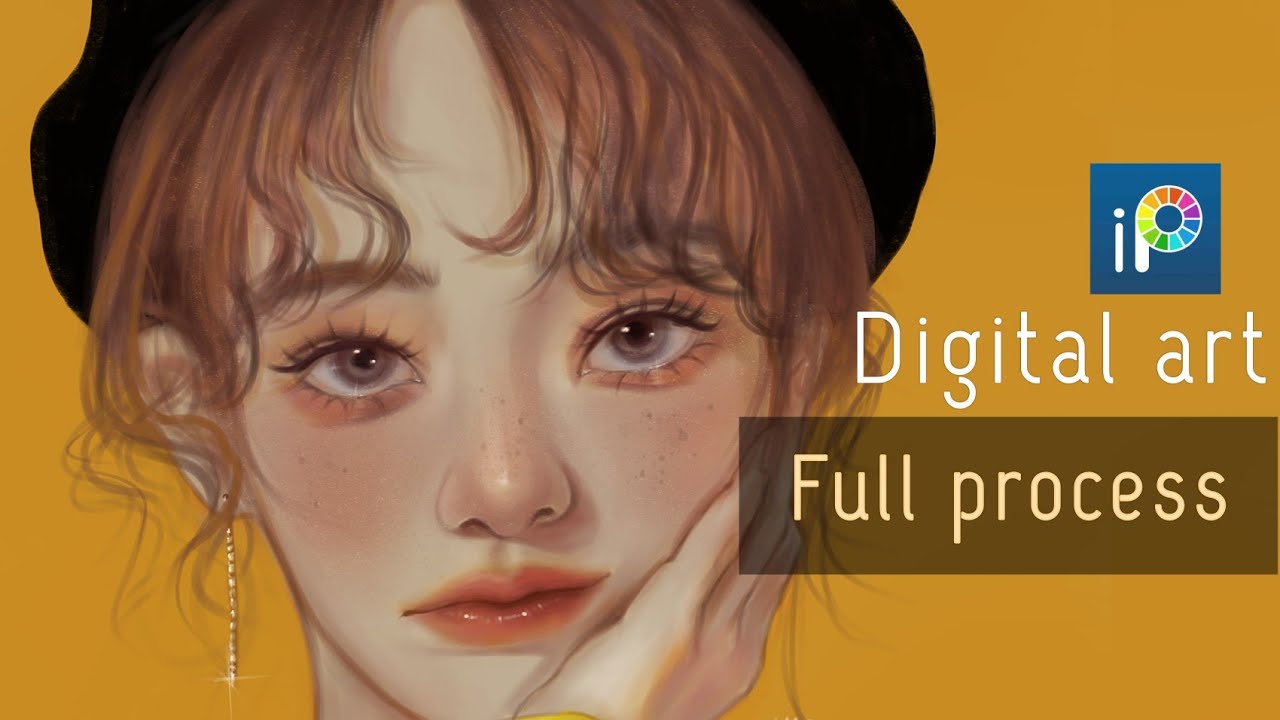 Digital painting full coloring process on ibisPaintx 🍒