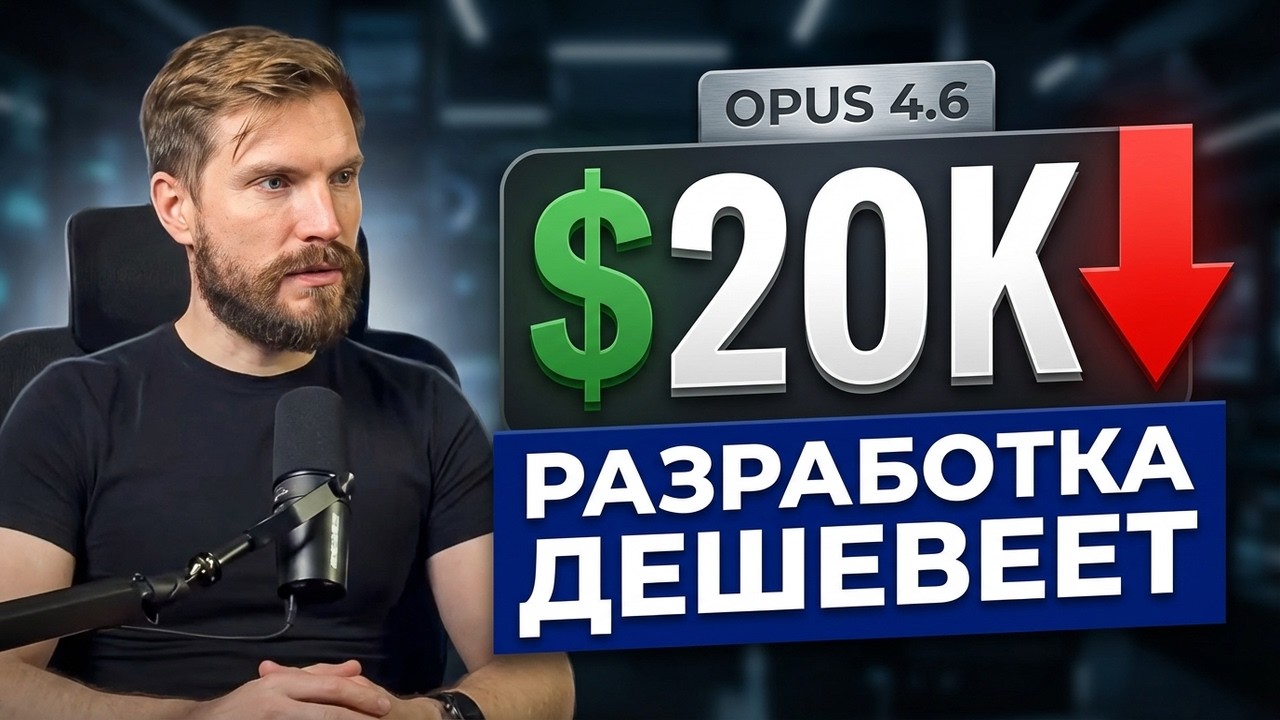 $20K и 2 недели: Opus 4.6 обрушивает стоимость разработки - что будет с рынками